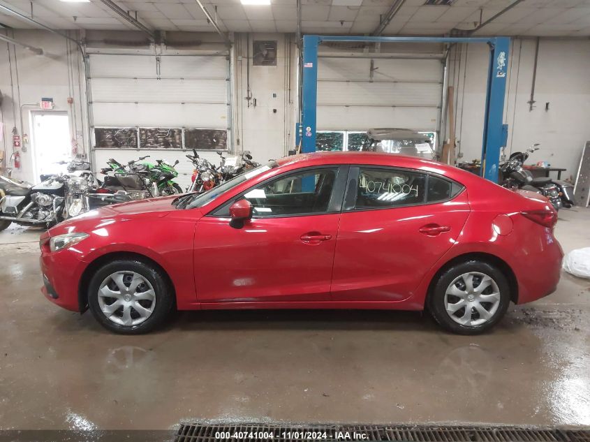 2015 MAZD 3 I SPORT AUTOMATIC VIN: JM1BM1U78F1224128