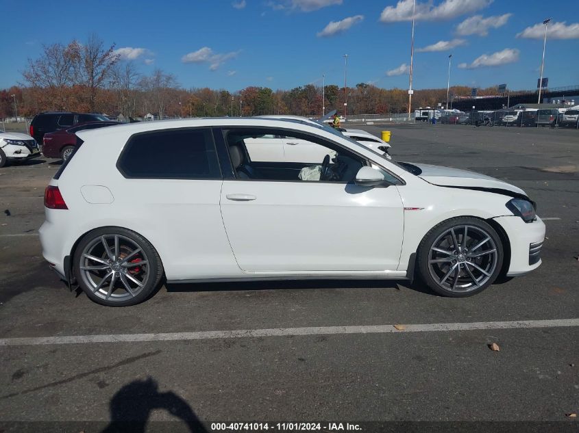 VIN 3VWYT7AU2GM005192 2016 Volkswagen Golf Gti, Se... no.13