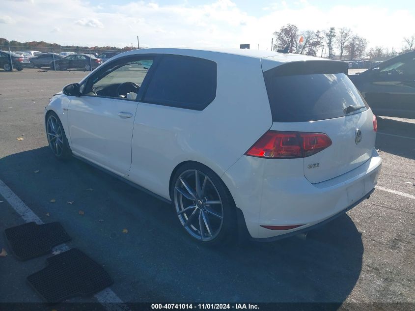 VIN 3VWYT7AU2GM005192 2016 Volkswagen Golf Gti, Se... no.3