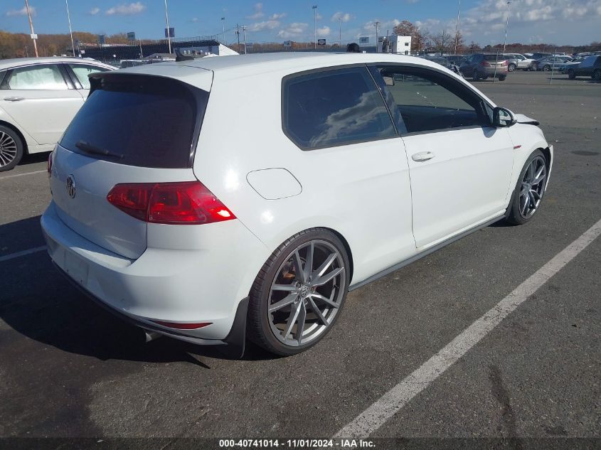 VIN 3VWYT7AU2GM005192 2016 Volkswagen Golf Gti, Se... no.4