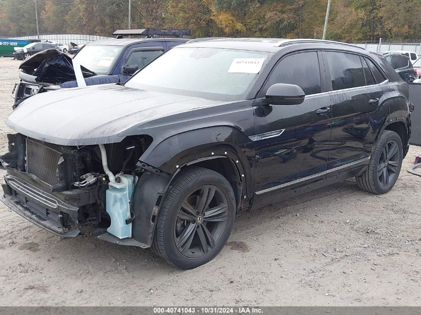 2021 Volkswagen Atlas Cross Sport 3.6L V6 Se W/Technology R-Line VIN: 1V2ME2CAXMC227752 Lot: 40741043