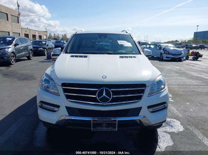 2012 Mercedes-Benz Ml 350 4Matic VIN: 4JGDA5HB8CA033467 Lot: 40741050