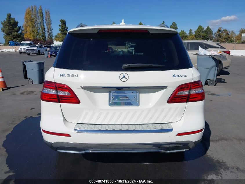 2012 Mercedes-Benz Ml 350 4Matic VIN: 4JGDA5HB8CA033467 Lot: 40741050