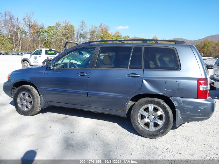 2006 Toyota Highlander V6 VIN: JTEEP21A860145621 Lot: 40741056