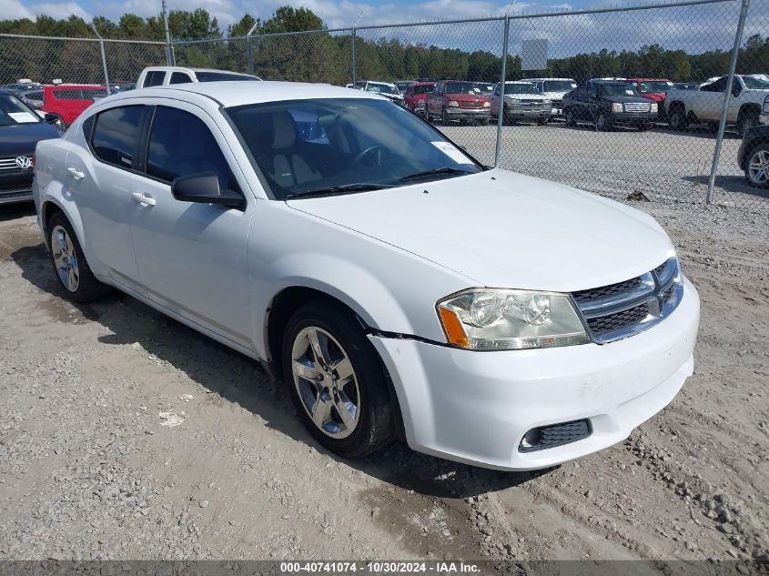 VIN 1C3CDZAB6EN199611 2014 DODGE AVENGER no.1