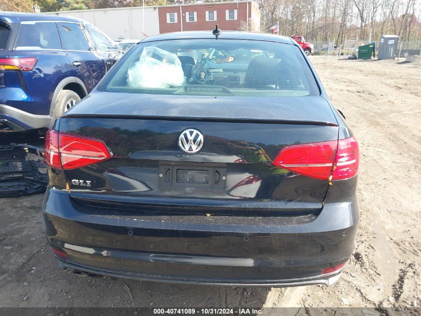 2017 Volkswagen Jetta Gli VIN: 3VW4T7AJ7HM303078 Lot: 40741089