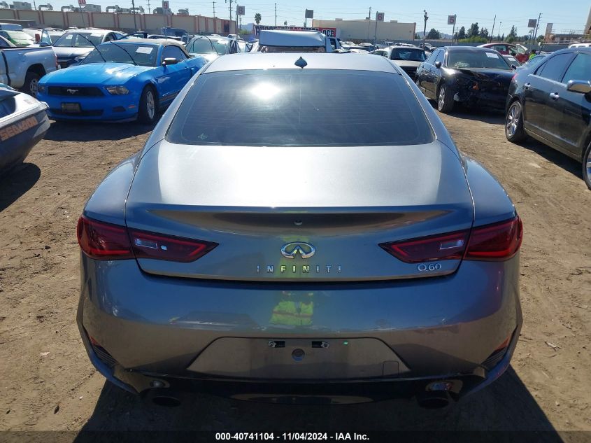 2018 Infiniti Q60 3.0T Luxe VIN: JN1EV7EK5JM341790 Lot: 40741104