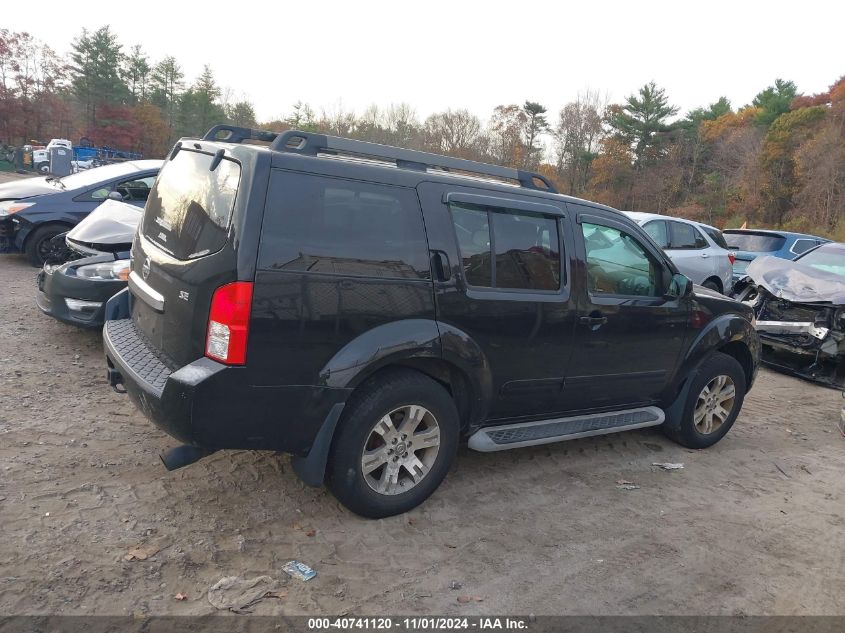 2010 Nissan Pathfinder Se VIN: 5N1AR1NB6AC608921 Lot: 40741120