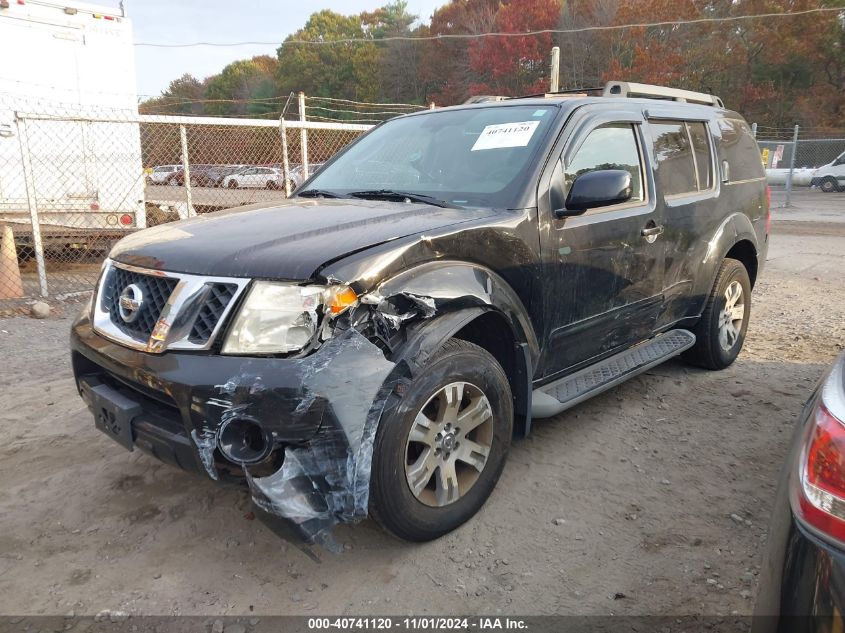 2010 Nissan Pathfinder Se VIN: 5N1AR1NB6AC608921 Lot: 40741120