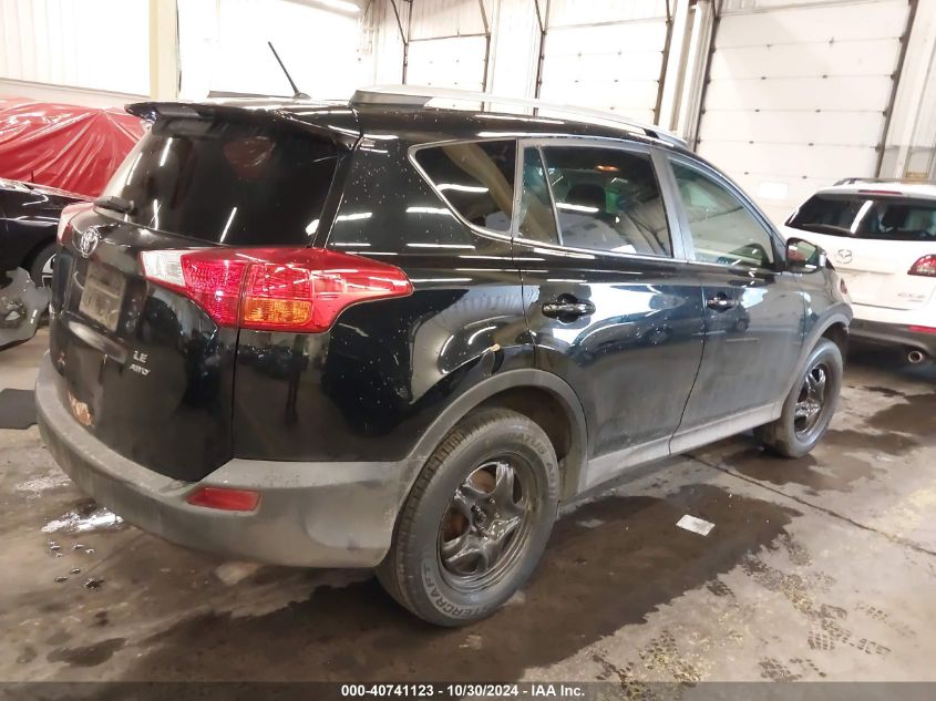 VIN 2T3BFREV6EW180488 2014 Toyota RAV4, LE no.4