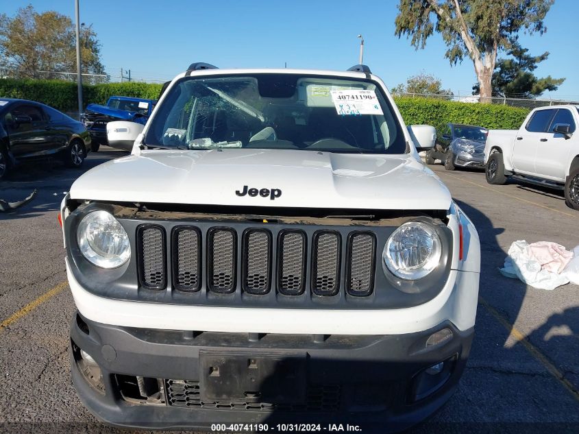 2018 Jeep Renegade Altitude Fwd VIN: ZACCJABB2JPJ11057 Lot: 40741190