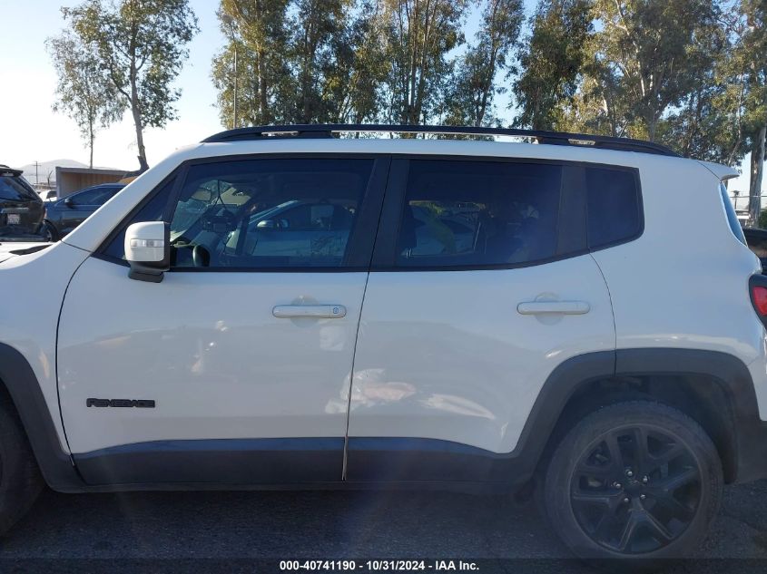 2018 Jeep Renegade Altitude Fwd VIN: ZACCJABB2JPJ11057 Lot: 40741190