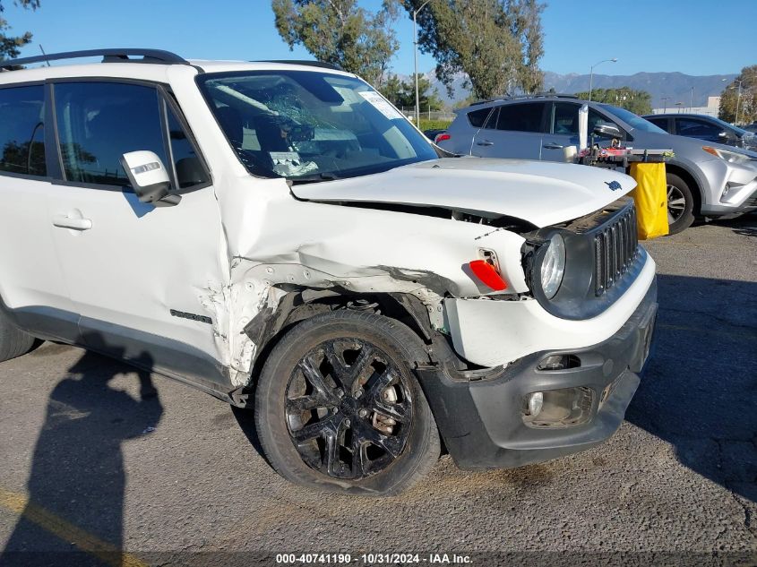 2018 Jeep Renegade Altitude Fwd VIN: ZACCJABB2JPJ11057 Lot: 40741190