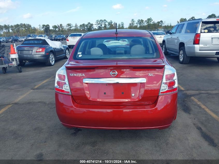 2012 Nissan Sentra 2.0 S VIN: 3N1AB6APXCL660585 Lot: 40741214