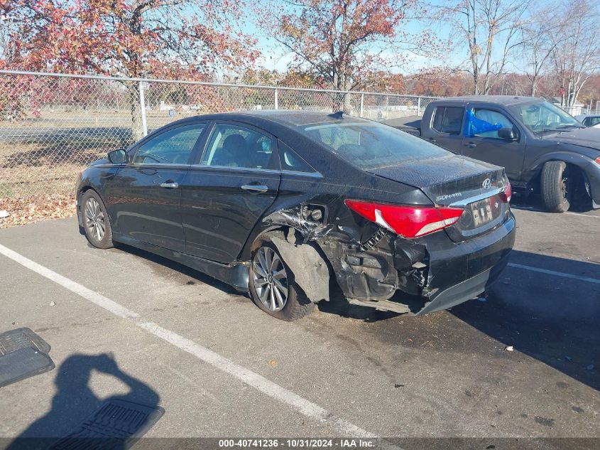 VIN 5NPEC4AC1EH893934 2014 HYUNDAI SONATA no.3