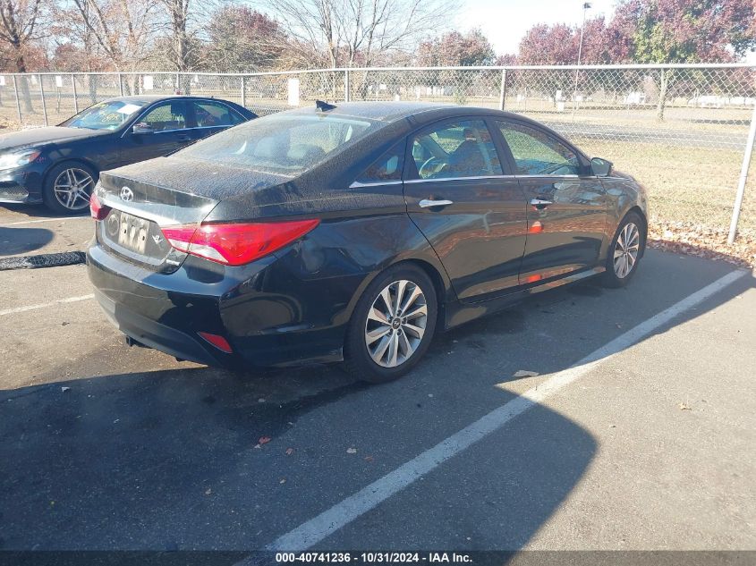 VIN 5NPEC4AC1EH893934 2014 HYUNDAI SONATA no.4