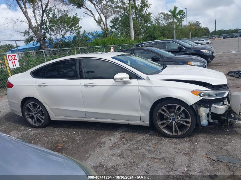 2017 Ford Fusion Titanium VIN: 3FA6P0K99HR346390 Lot: 40741254