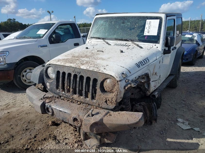 2015 Jeep Wrangler Willys Wheeler VIN: 1C4AJWAG6FL766063 Lot: 40741255