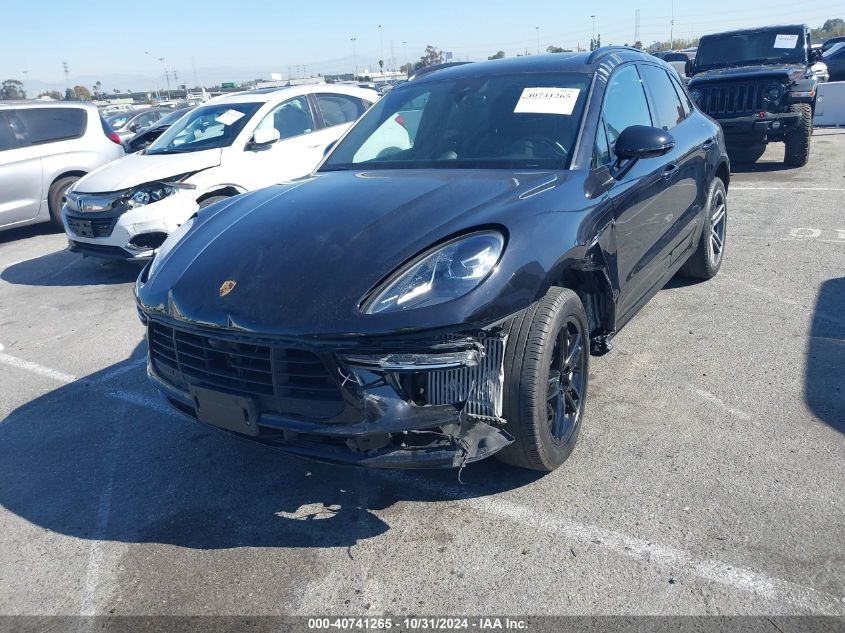 2021 Porsche Macan Turbo VIN: WP1AF2A58MLB60722 Lot: 40741265