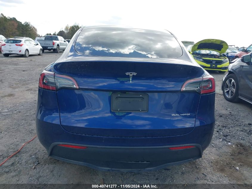 2023 Tesla Model Y Awd/Long Range Dual Motor All-Wheel Drive VIN: 7SAYGDEE5PA090946 Lot: 40741277