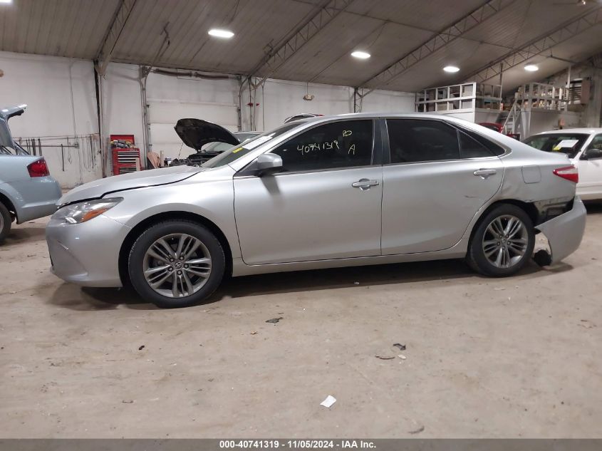 2016 Toyota Camry Se VIN: 4T1BF1FK8GU508866 Lot: 40741319