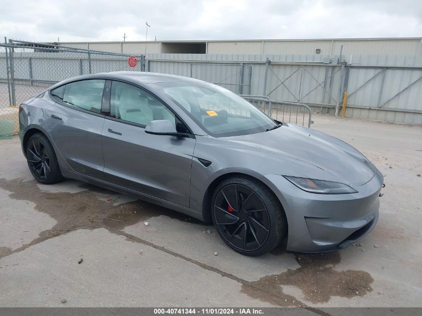 VIN 5YJ3E1ET9RF848447 2024 Tesla Model 3, Performance no.1