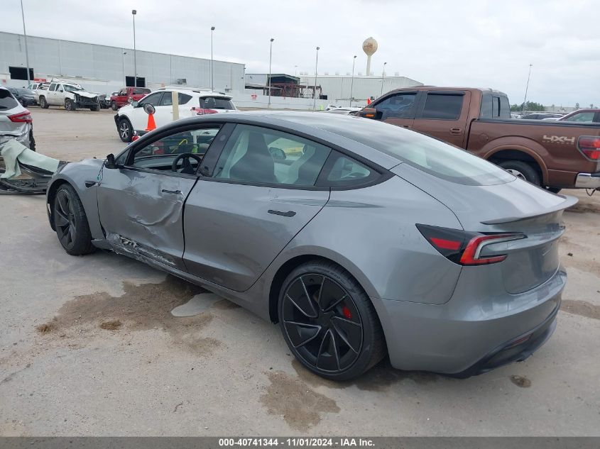 VIN 5YJ3E1ET9RF848447 2024 Tesla Model 3, Performance no.3