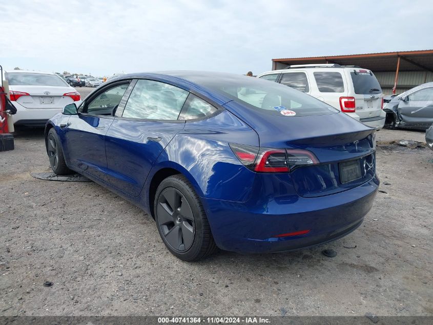 VIN 5YJ3E1EB8MF079505 2021 TESLA MODEL 3 no.3