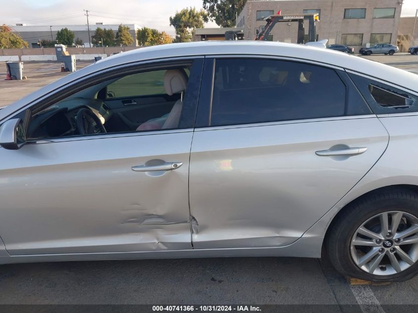 2016 Hyundai Sonata Se VIN: 5NPE24AF9GH384707 Lot: 40741366