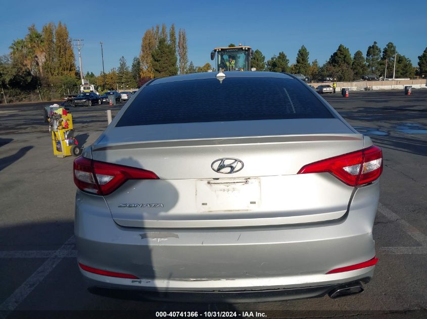 2016 Hyundai Sonata Se VIN: 5NPE24AF9GH384707 Lot: 40741366