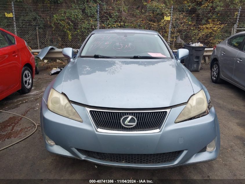 2008 Lexus Is 250 VIN: JTHCK262085026431 Lot: 40741386