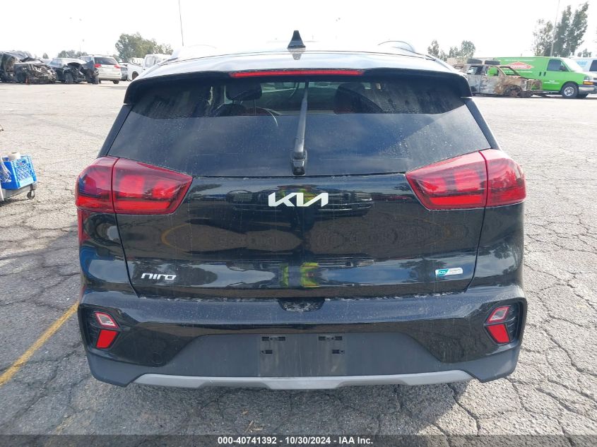 2022 Kia Niro Lxs VIN: KNDCB3LC9N5548717 Lot: 40741392