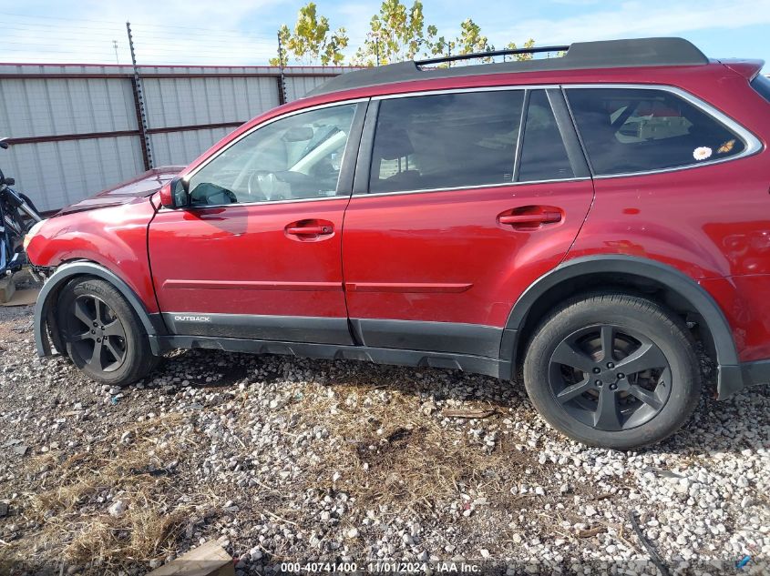 2014 Subaru Outback 2.5I Premium VIN: 4S4BRCFCXE3218188 Lot: 40741400