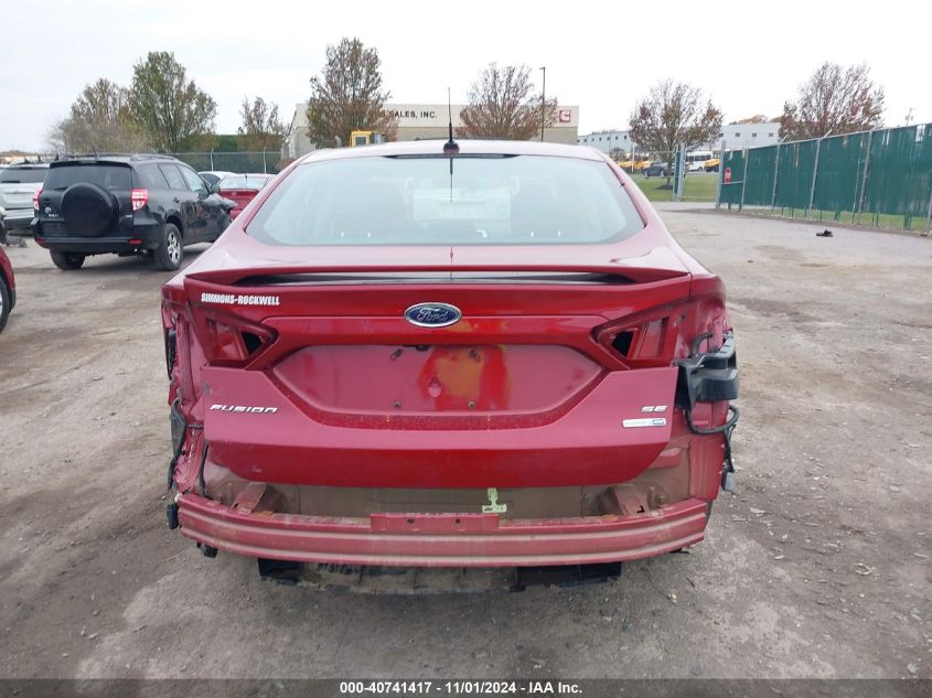 2016 Ford Fusion Se VIN: 3FA6P0T9XGR336612 Lot: 40741417