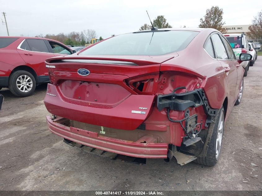 2016 FORD FUSION SE - 3FA6P0T9XGR336612