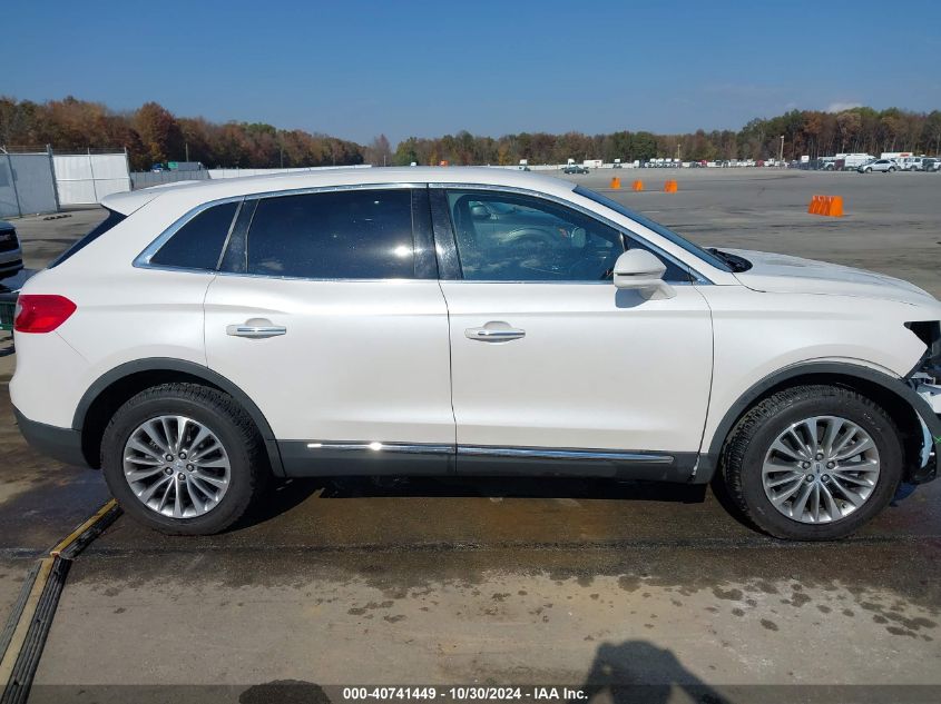 2018 Lincoln Mkx Select VIN: 2LMPJ6KR8JBL22105 Lot: 40741449