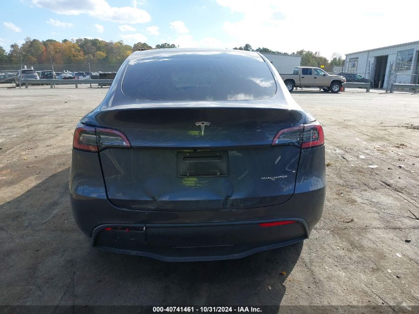 2023 Tesla Model Y Awd/Long Range Dual Motor All-Wheel Drive VIN: 7SAYGDEE1PF698207 Lot: 40741461