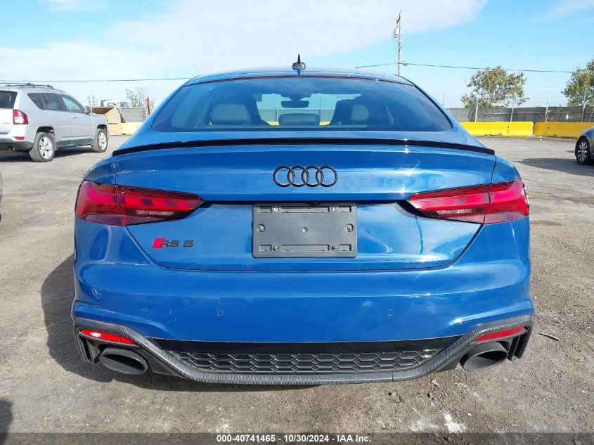 2023 Audi Rs 5 Sportback Tfsi Quattro Tiptronic VIN: WUAAWCF51PA904468 Lot: 40741465