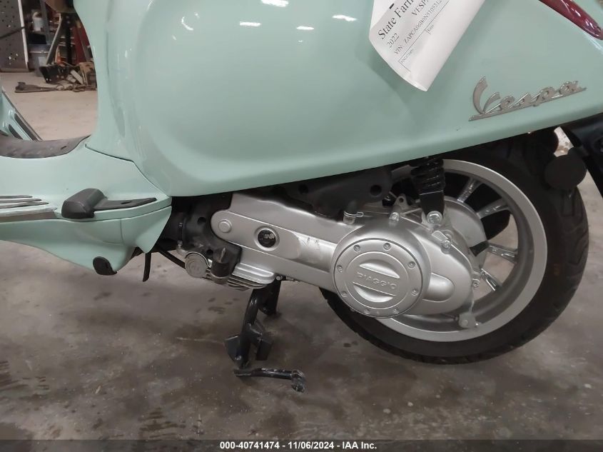 2022 Vespa Primavera/Sprint 50 VIN: ZAPCA06B0N5105312 Lot: 40741474