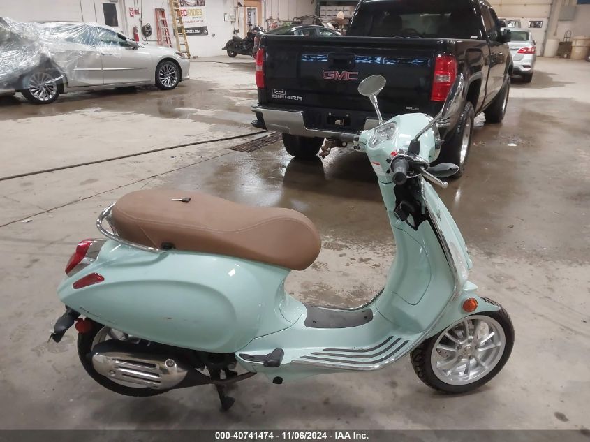 2022 Vespa Primavera/Sprint 50 VIN: ZAPCA06B0N5105312 Lot: 40741474