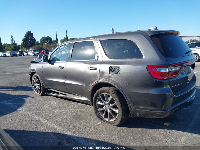 2014 Dodge Durango R/T VIN: 1C4SDHCTXEC596578 Lot: 40741486