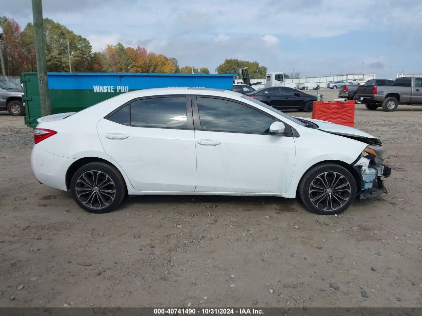 2016 Toyota Corolla S Plus VIN: 5YFBURHE7GP552922 Lot: 40741490