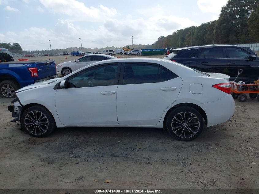 2016 Toyota Corolla S Plus VIN: 5YFBURHE7GP552922 Lot: 40741490