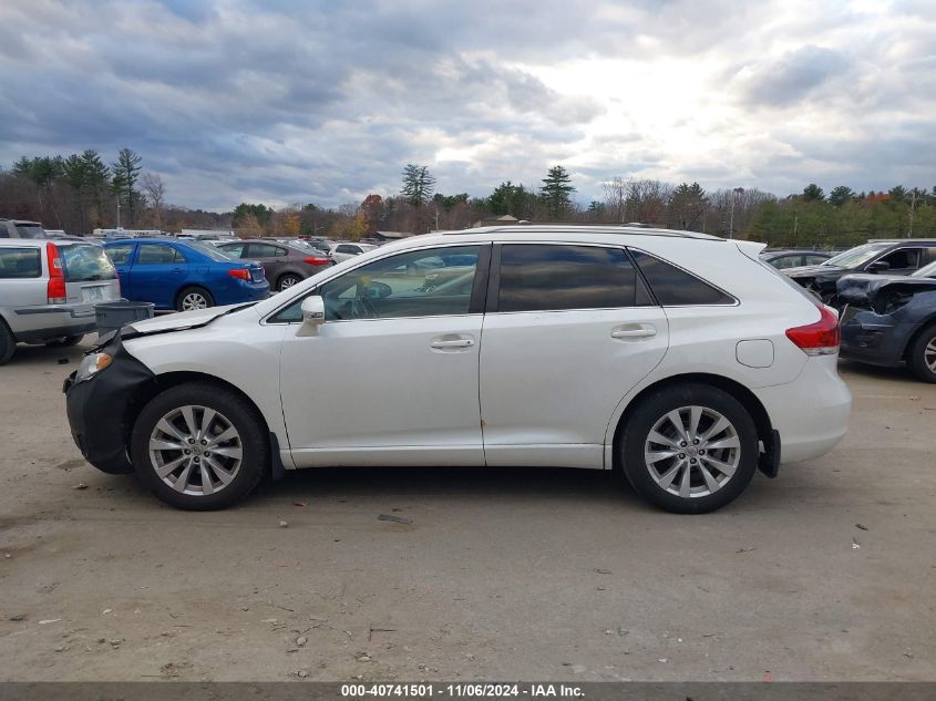 2014 Toyota Venza Le VIN: 4T3BA3BB8EU059581 Lot: 40741501