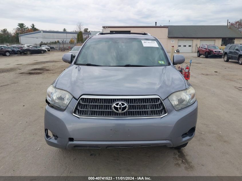 2008 Toyota Highlander Hybrid VIN: JTEEW41A182004928 Lot: 40741523