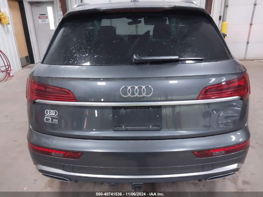 2022 Audi Q5 Premium Plus 45 Tfsi S Line Quattro S Tronic VIN: WA1EAAFY3N2023929 Lot: 40741536