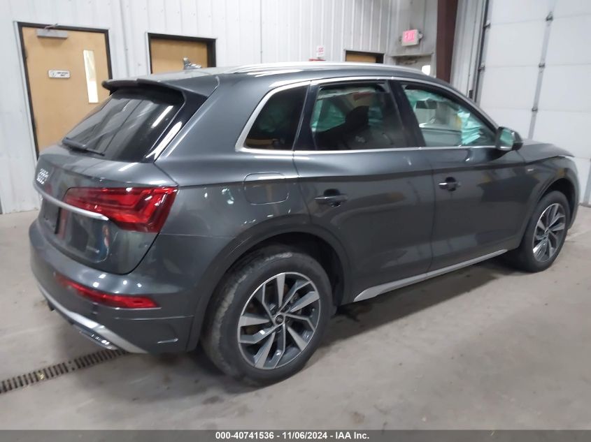 2022 Audi Q5 Premium Plus 45 Tfsi S Line Quattro S Tronic VIN: WA1EAAFY3N2023929 Lot: 40741536