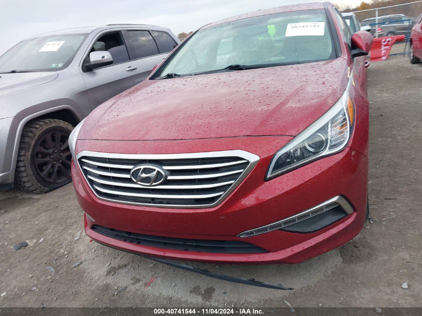 2015 Hyundai Sonata Se VIN: 5NPE24AFXFH208084 Lot: 40741544