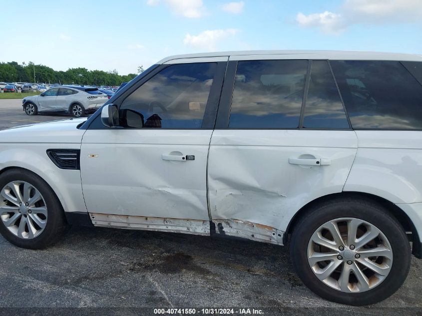 2013 Land Rover Range Rover Sport Hse VIN: SALSF2D49DAH07433 Lot: 40741550