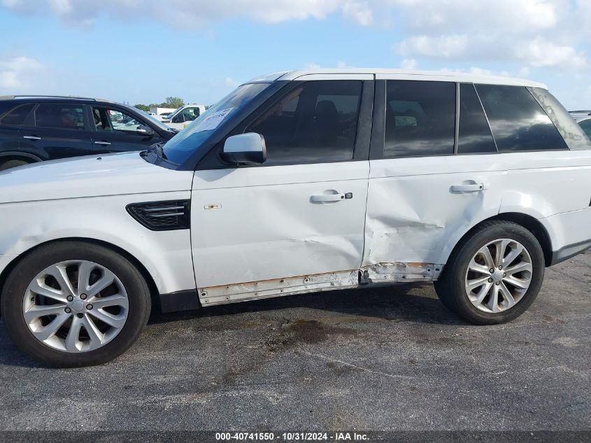 2013 Land Rover Range Rover Sport Hse VIN: SALSF2D49DAH07433 Lot: 40741550